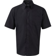 Camisa Oxford DE manga corta hombre Negro L