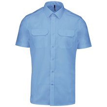 Camisa piloto hombre Azul 4XL