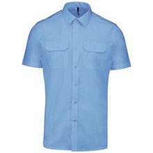 Camisa piloto hombre Azul L