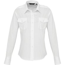 Camisa Piloto manga larga chica Blanco 14 UK