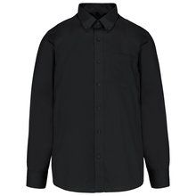 Camisa no-plancha manga larga Black S