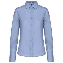 Camisa no-plancha para mujer Azul XS