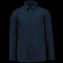 Camisa de polialgodón hombre Azul 4XL