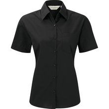 Camisa de polialgodón mujer Black XS