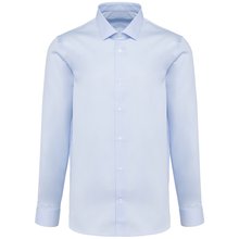 Camisa popelina algodón hombre Azul M