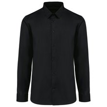 Camisa popelina algodón hombre Negro M