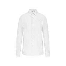 Camisa popelina manga larga hombre Blanco 6XL