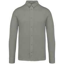 Camisa punto jersey algodón Verde S