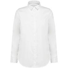 Camisa sarga manga larga chica Blanco L