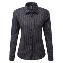 Camisa Vichy cuadros grandes Gris XXL