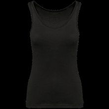 Camiseta 100% algodón de tirantes mujer Black XS