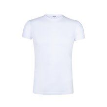 Camiseta adulto blanca transpirable textura algodón Bla S