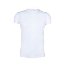 Camiseta adulto blanca transpirable textura algodón Blanco XL