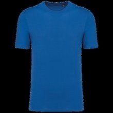 Camiseta ajustada 100% algodón Azul 4XL