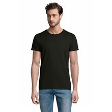 Camiseta Ajustada Hombre 175g Negro Profundo 3XL