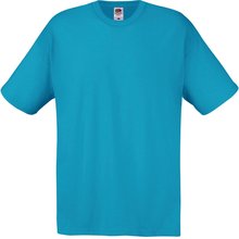 Camiseta algodón cuello redondo Azul S