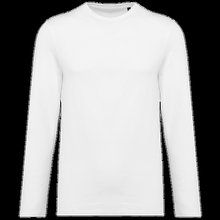 Camiseta algodón cuello redondo manga larga Blanco XXL