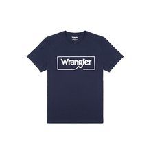 Camiseta algodón con logo Wrangler Navy XS