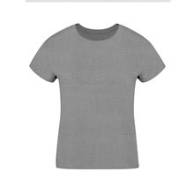 Camiseta Algodón Mujer Colores S a XXL Gris M