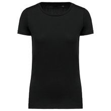 Camiseta algodón mujer Negro XS