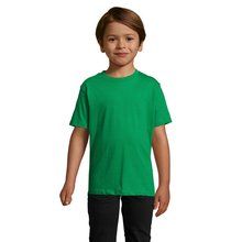 Camiseta Algodón Niño 190g Verde 3XL