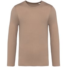 Camiseta algodón orgánico efecto lavado Beige XS