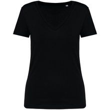 Camiseta algodón orgánico mujer Black XS