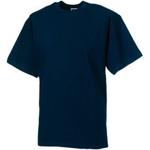 Camiseta algodón peinado tubular Azul S