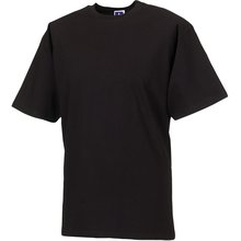 Camiseta algodón peinado tubular Negro S