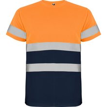 Camiseta Alta Visibilidad MARINO/NARANJA FLUOR XL