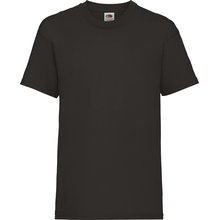 Camiseta amplia para niños Negro 3/4 ans