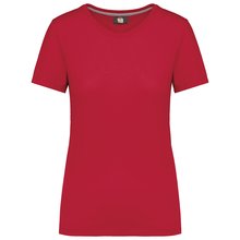 Camiseta antibacteriana mujer Rojo M