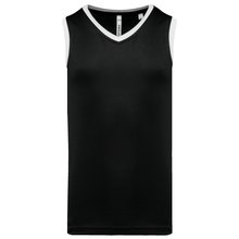 Camiseta de baloncesto para hombre Black / White S