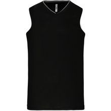 Camiseta baloncesto infantil poliéster Negro 8/10 ans