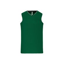 Camiseta baloncesto mujer poliéster Verde XXL