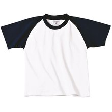 Camiseta Baseball niños algodón Blanco 3/4 ans