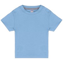 Camiseta bebé 100% algodón Azul 12M