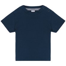Camiseta bebé 100% algodón Azul 6M