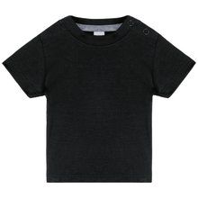 Camiseta bebé 100% algodón Black 3M