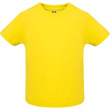Camiseta de bebé manga corta Amarillo 6 MESES