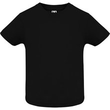 Camiseta de bebé manga corta Negro 6 MESES