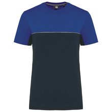 Camiseta bicolor eco Azul XS