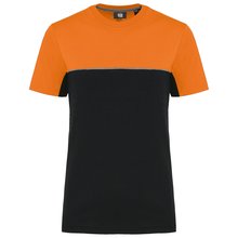 Camiseta bicolor eco Naranja XS