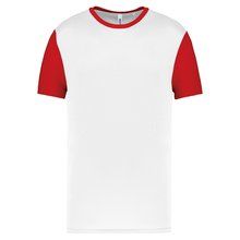 Camiseta bicolor infantil Blanco 6/8 ans