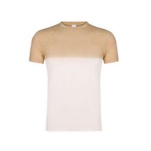 Camiseta Bicolor Unisex Marrón S