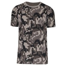 Camiseta camuflaje algodón Diseño / Gris 3XL
