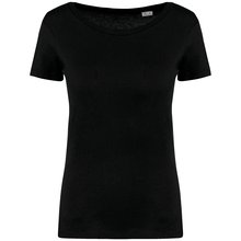 Camiseta chica algodón orgánico Negro XS