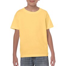 Camiseta clásica infantil de algodón Amarillo XL