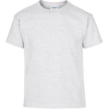 Camiseta clásica infantil de algodón Gris L