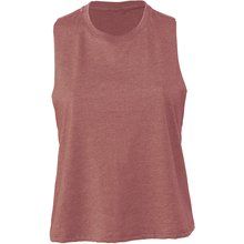 Camiseta Corte corto y holgado mujer Heather Mauve S